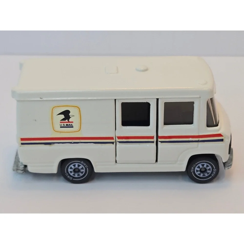Siku 1911 Mercedes Benz L 406 D US Mail Van‎ Diecast White West Germany Vintage